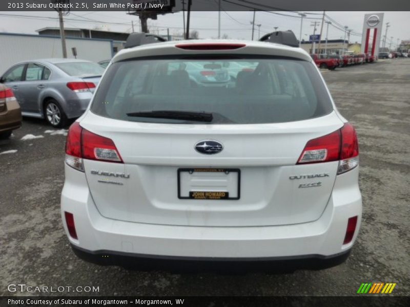 Satin White Pearl / Ivory 2013 Subaru Outback 2.5i
