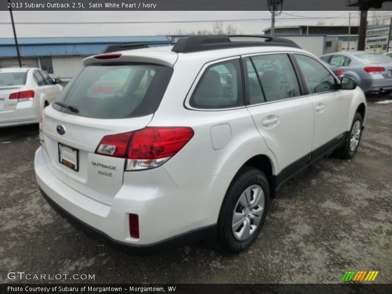 Satin White Pearl / Ivory 2013 Subaru Outback 2.5i