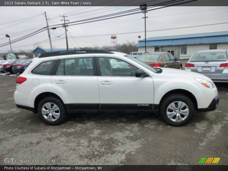Satin White Pearl / Ivory 2013 Subaru Outback 2.5i