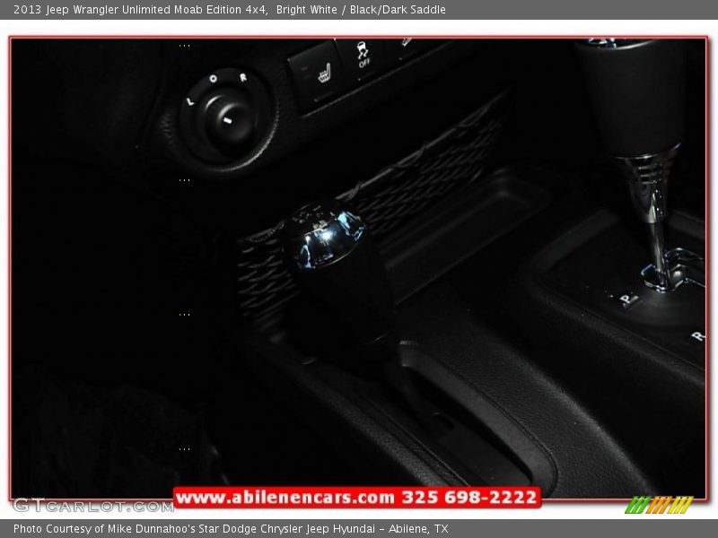 Bright White / Black/Dark Saddle 2013 Jeep Wrangler Unlimited Moab Edition 4x4