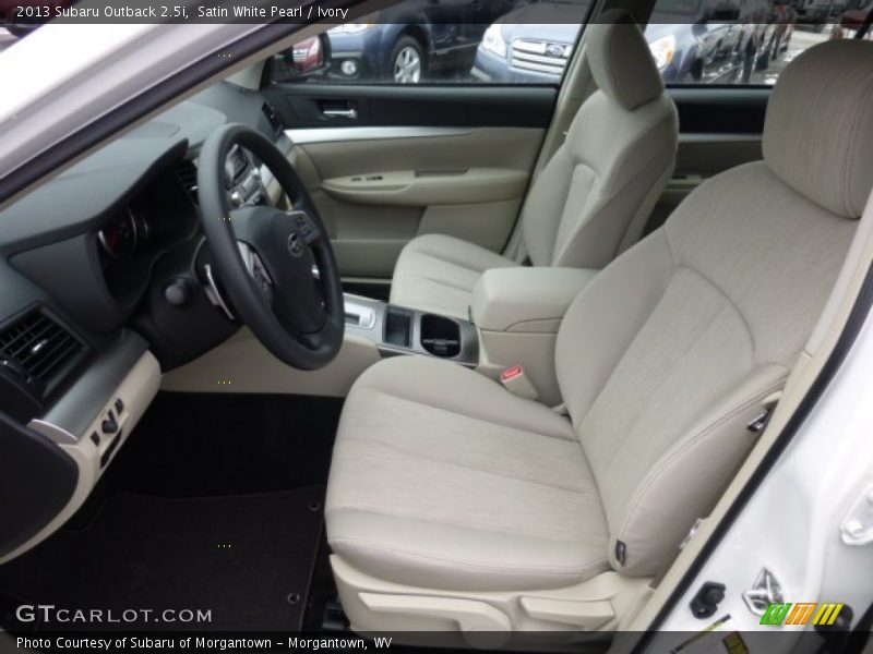 Satin White Pearl / Ivory 2013 Subaru Outback 2.5i