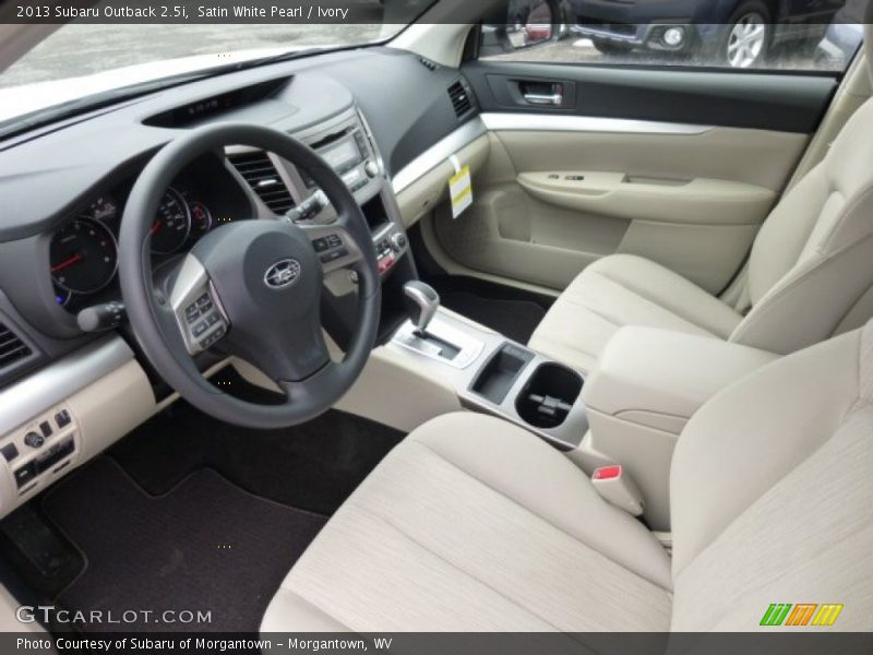 Satin White Pearl / Ivory 2013 Subaru Outback 2.5i