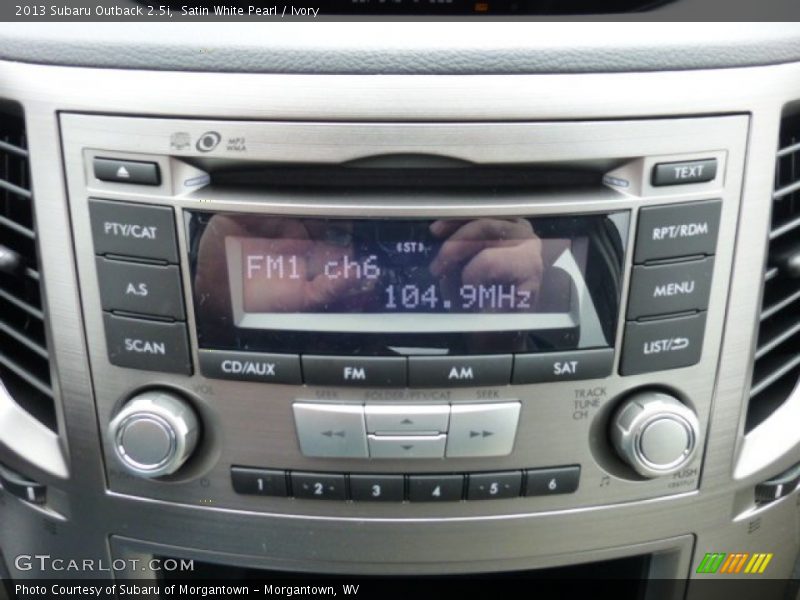 Satin White Pearl / Ivory 2013 Subaru Outback 2.5i