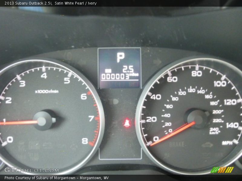 Satin White Pearl / Ivory 2013 Subaru Outback 2.5i