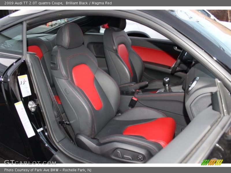 Front Seat of 2009 TT 2.0T quattro Coupe