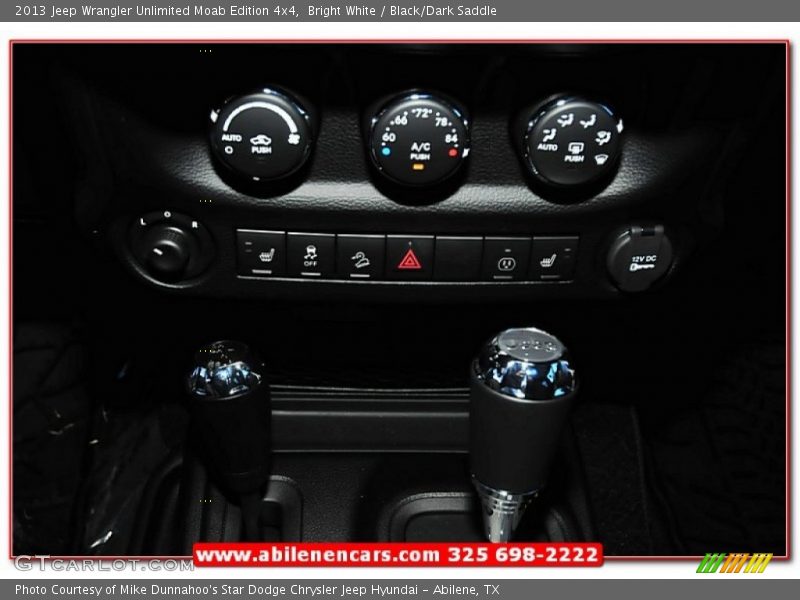 Bright White / Black/Dark Saddle 2013 Jeep Wrangler Unlimited Moab Edition 4x4