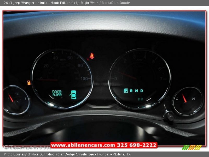 Bright White / Black/Dark Saddle 2013 Jeep Wrangler Unlimited Moab Edition 4x4