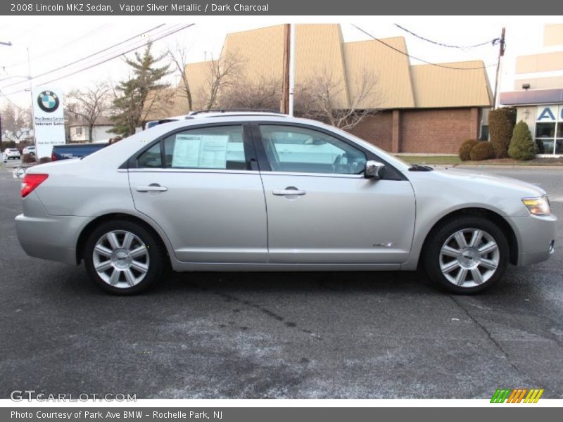 Vapor Silver Metallic / Dark Charcoal 2008 Lincoln MKZ Sedan