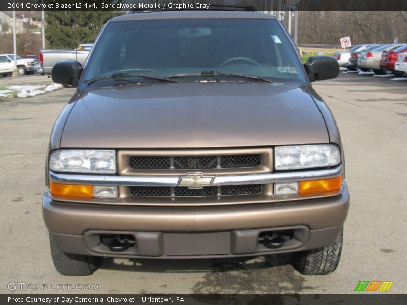 Sandalwood Metallic / Graphite Gray 2004 Chevrolet Blazer LS 4x4