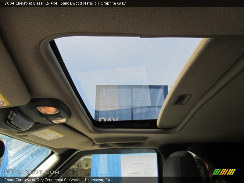 Sandalwood Metallic / Graphite Gray 2004 Chevrolet Blazer LS 4x4