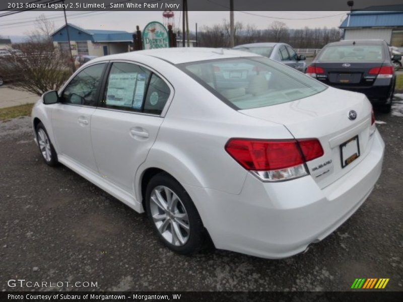 Satin White Pearl / Ivory 2013 Subaru Legacy 2.5i Limited