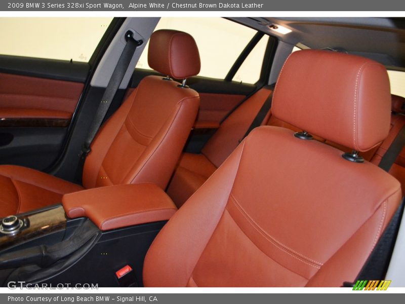 Alpine White / Chestnut Brown Dakota Leather 2009 BMW 3 Series 328xi Sport Wagon