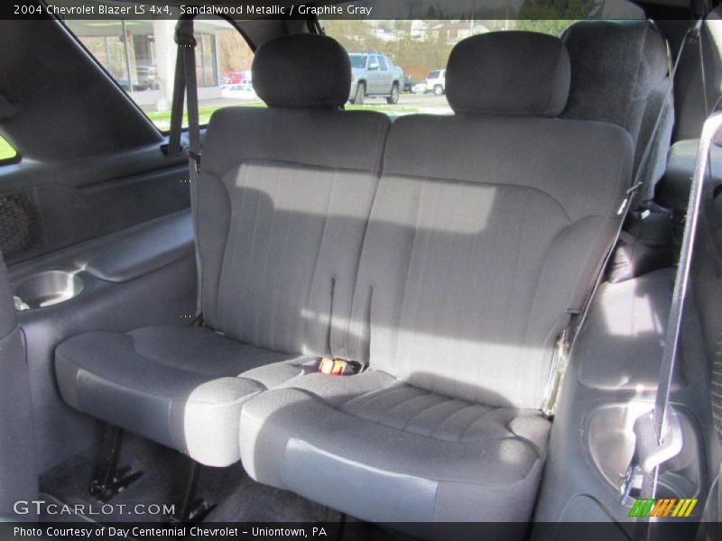 Rear Seat of 2004 Blazer LS 4x4