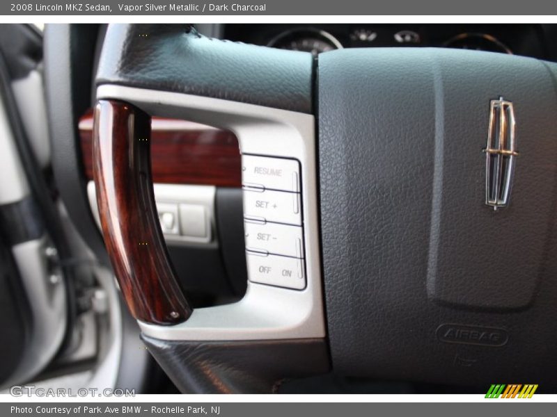 Vapor Silver Metallic / Dark Charcoal 2008 Lincoln MKZ Sedan