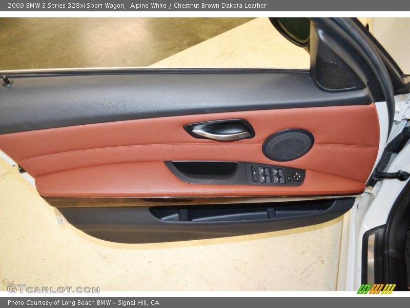 Alpine White / Chestnut Brown Dakota Leather 2009 BMW 3 Series 328xi Sport Wagon