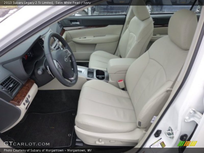 Satin White Pearl / Ivory 2013 Subaru Legacy 2.5i Limited