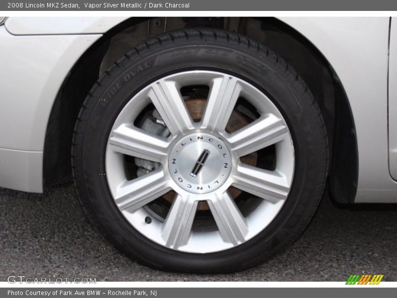 Vapor Silver Metallic / Dark Charcoal 2008 Lincoln MKZ Sedan