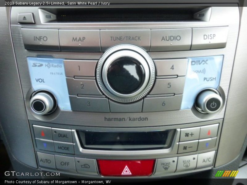 Controls of 2013 Legacy 2.5i Limited