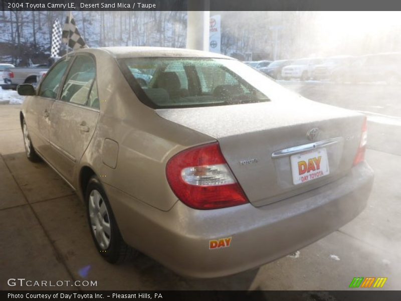 Desert Sand Mica / Taupe 2004 Toyota Camry LE