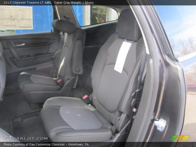 Cyber Gray Metallic / Ebony 2013 Chevrolet Traverse LT AWD