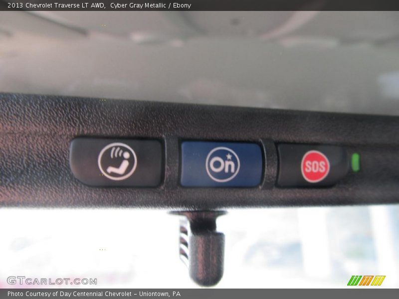 Cyber Gray Metallic / Ebony 2013 Chevrolet Traverse LT AWD