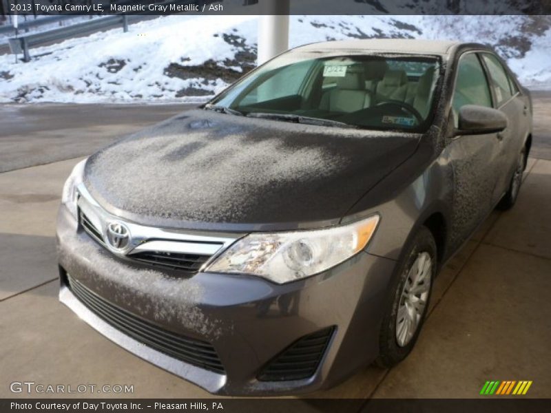 Magnetic Gray Metallic / Ash 2013 Toyota Camry LE