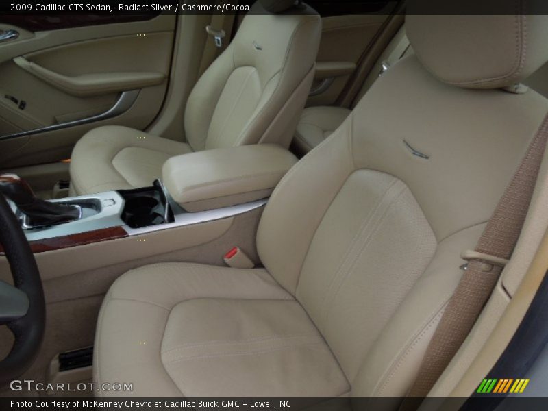 Radiant Silver / Cashmere/Cocoa 2009 Cadillac CTS Sedan