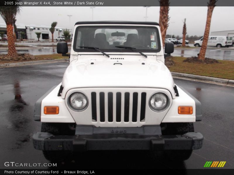 Stone White / Dark Slate Gray 2005 Jeep Wrangler X 4x4