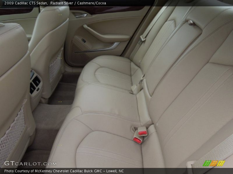 Radiant Silver / Cashmere/Cocoa 2009 Cadillac CTS Sedan