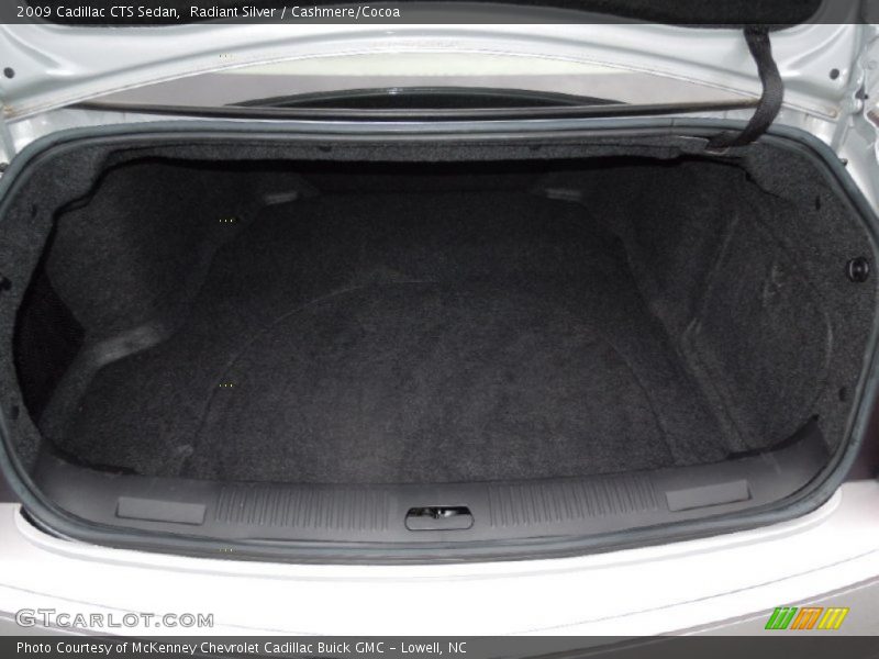 Radiant Silver / Cashmere/Cocoa 2009 Cadillac CTS Sedan