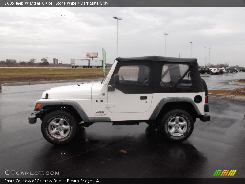 Stone White / Dark Slate Gray 2005 Jeep Wrangler X 4x4