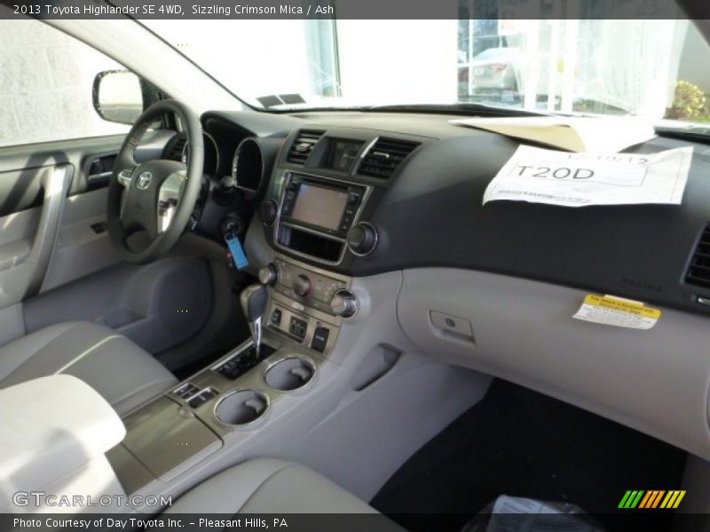 Sizzling Crimson Mica / Ash 2013 Toyota Highlander SE 4WD