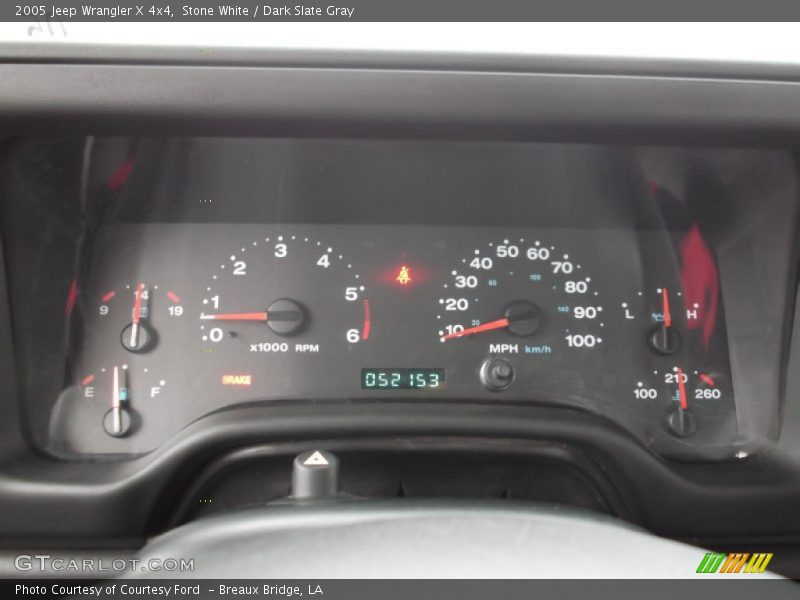 Stone White / Dark Slate Gray 2005 Jeep Wrangler X 4x4