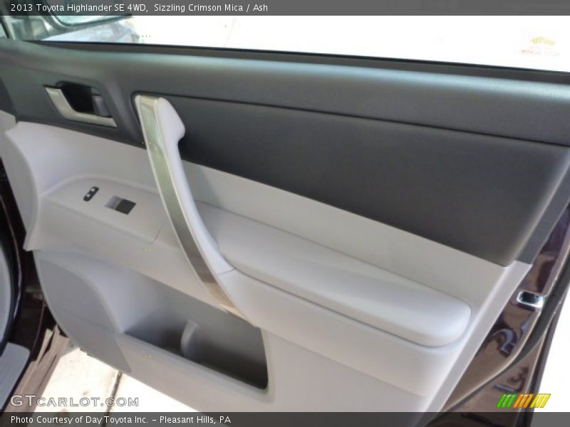 Sizzling Crimson Mica / Ash 2013 Toyota Highlander SE 4WD