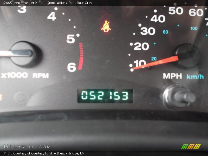 Stone White / Dark Slate Gray 2005 Jeep Wrangler X 4x4