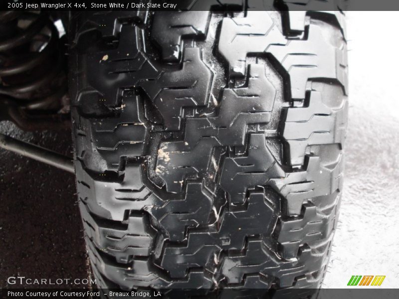 Stone White / Dark Slate Gray 2005 Jeep Wrangler X 4x4