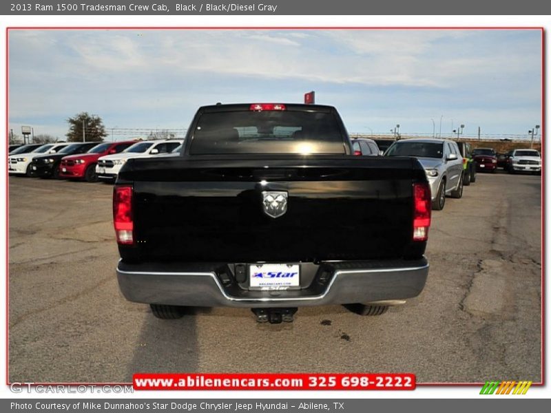 Black / Black/Diesel Gray 2013 Ram 1500 Tradesman Crew Cab