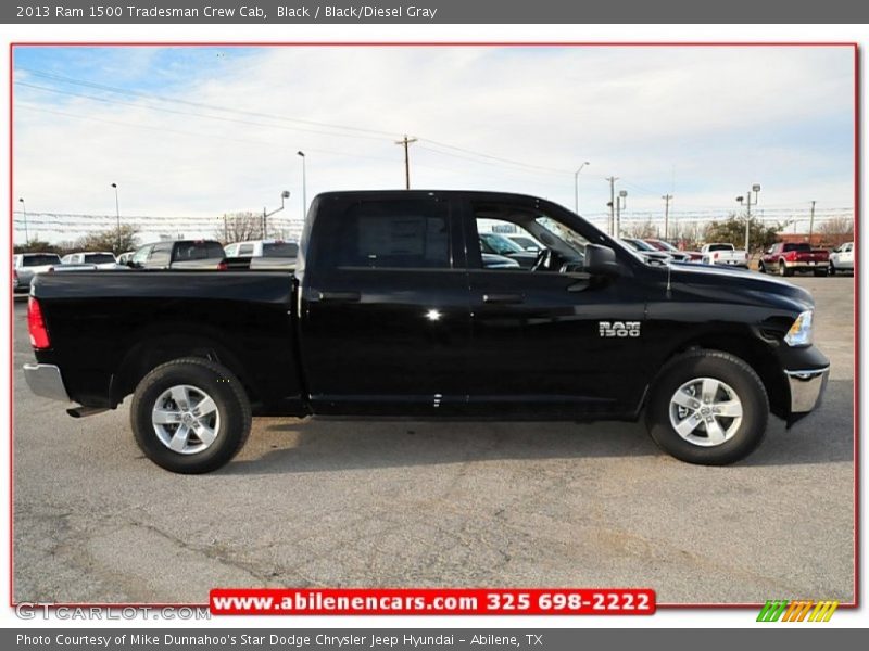 Black / Black/Diesel Gray 2013 Ram 1500 Tradesman Crew Cab