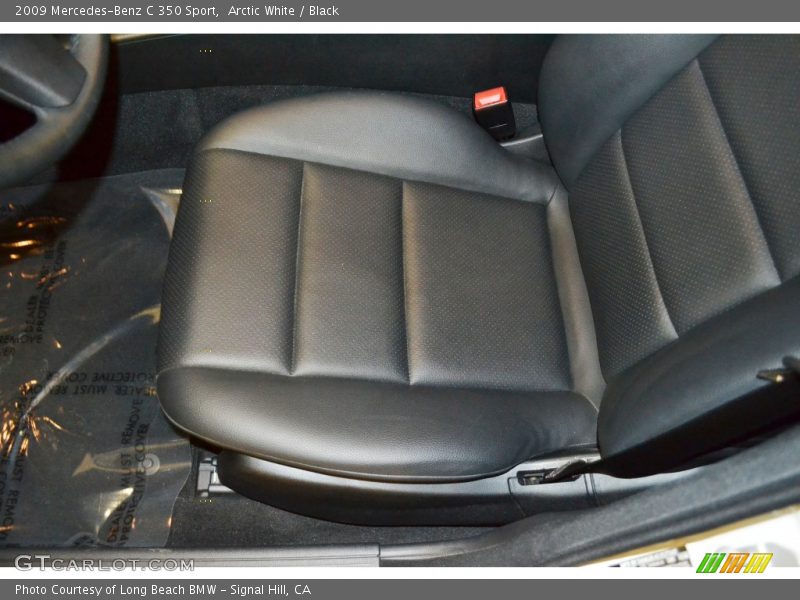 Arctic White / Black 2009 Mercedes-Benz C 350 Sport