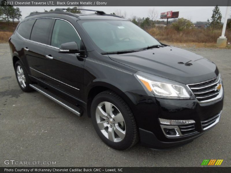 Black Granite Metallic / Ebony 2013 Chevrolet Traverse LTZ
