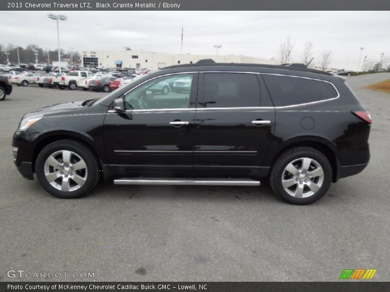 Black Granite Metallic / Ebony 2013 Chevrolet Traverse LTZ