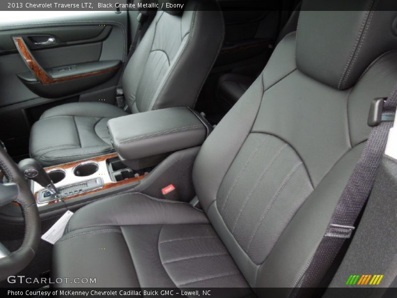 Black Granite Metallic / Ebony 2013 Chevrolet Traverse LTZ