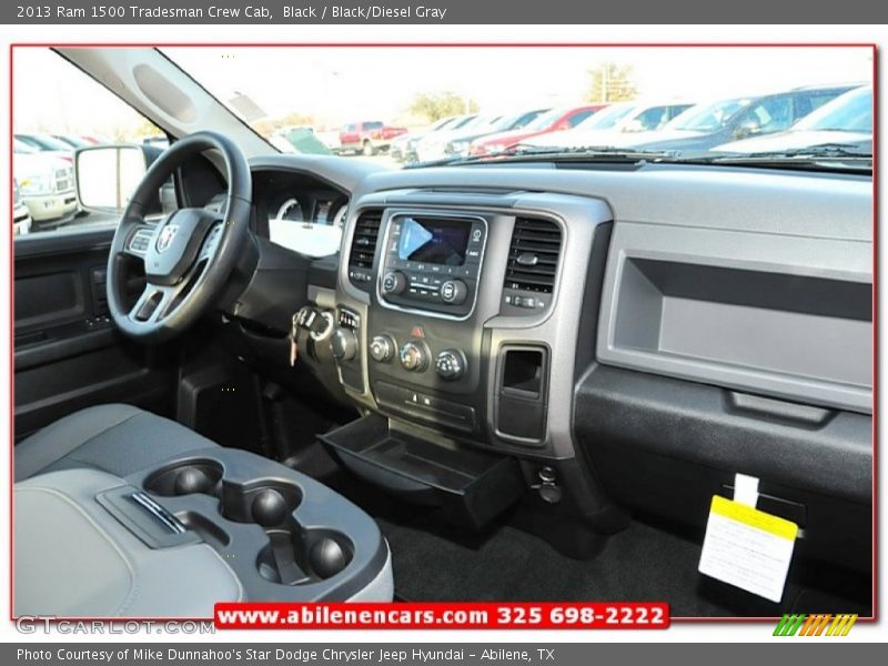 Black / Black/Diesel Gray 2013 Ram 1500 Tradesman Crew Cab