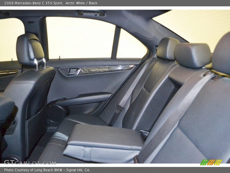 Arctic White / Black 2009 Mercedes-Benz C 350 Sport