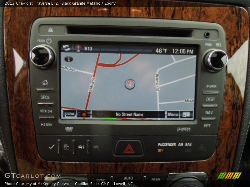 Navigation of 2013 Traverse LTZ
