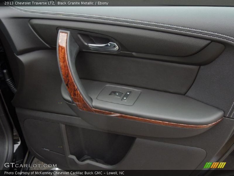 Black Granite Metallic / Ebony 2013 Chevrolet Traverse LTZ