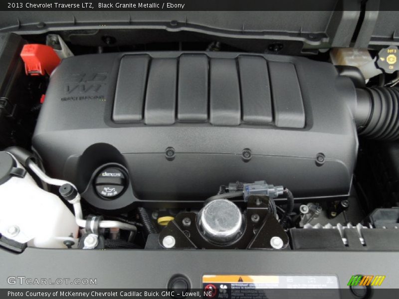 Black Granite Metallic / Ebony 2013 Chevrolet Traverse LTZ