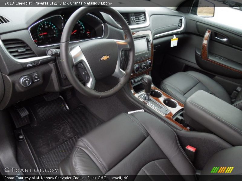 Ebony Interior - 2013 Traverse LTZ 