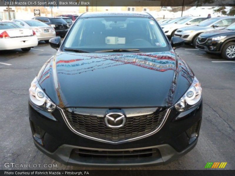 Black Mica / Black 2013 Mazda CX-5 Sport AWD