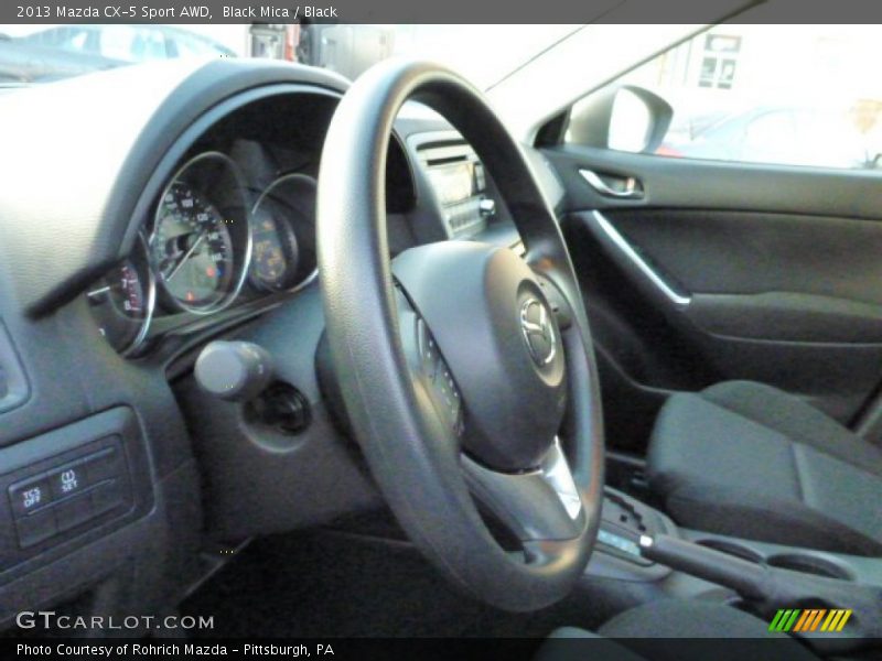 Black Mica / Black 2013 Mazda CX-5 Sport AWD